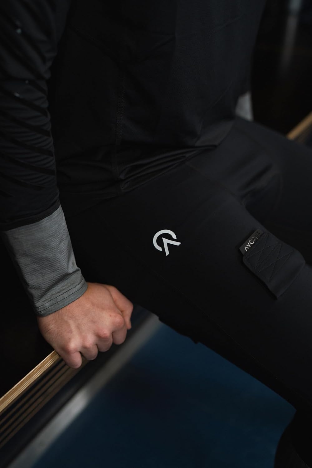 Blade X Hockey Base Layer Lock Pants – Cut-Resistant | Compression Fit | Velcro Sock Lock | Cup Pocket