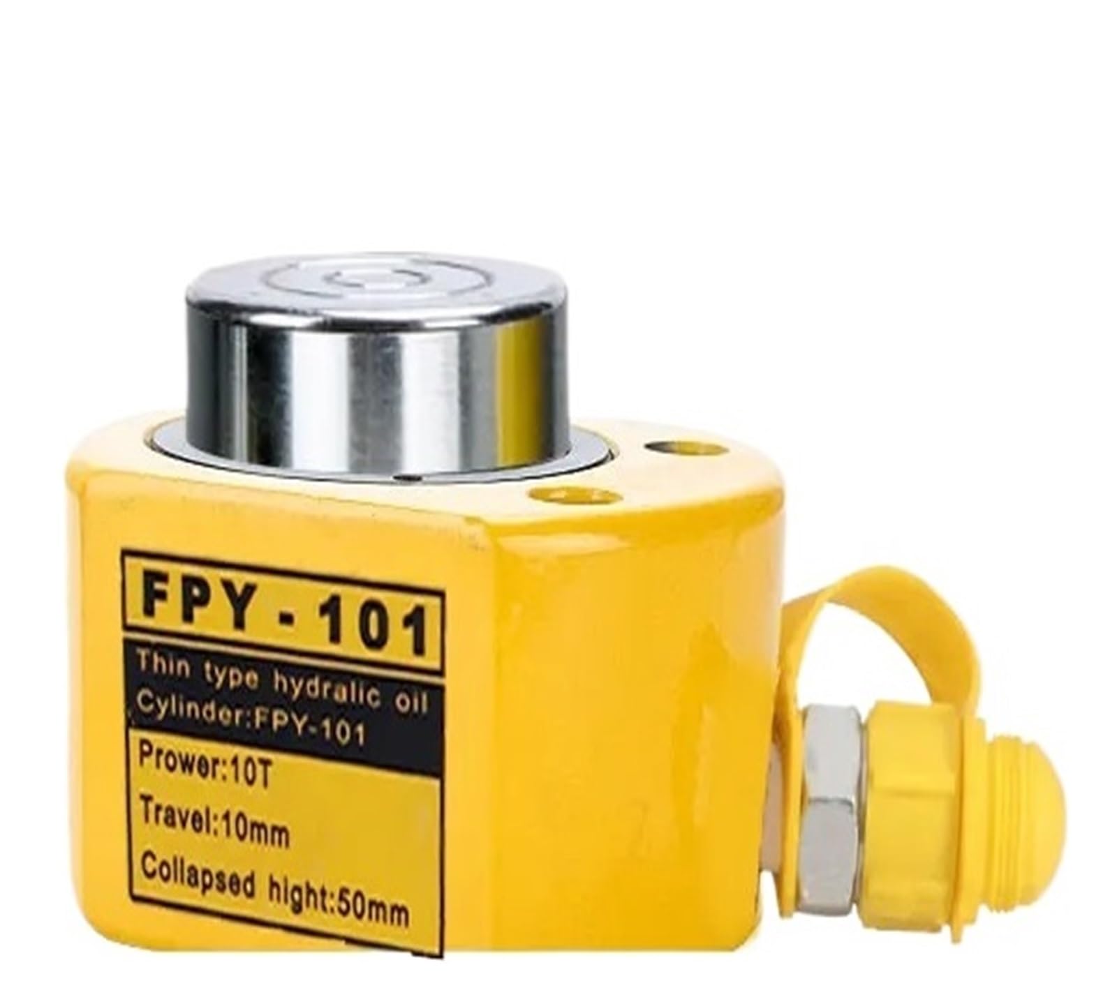 Cilindro hidráulico de 10 toneladas FPY-101 con recorrido de 10 mm para talleres mecánicos