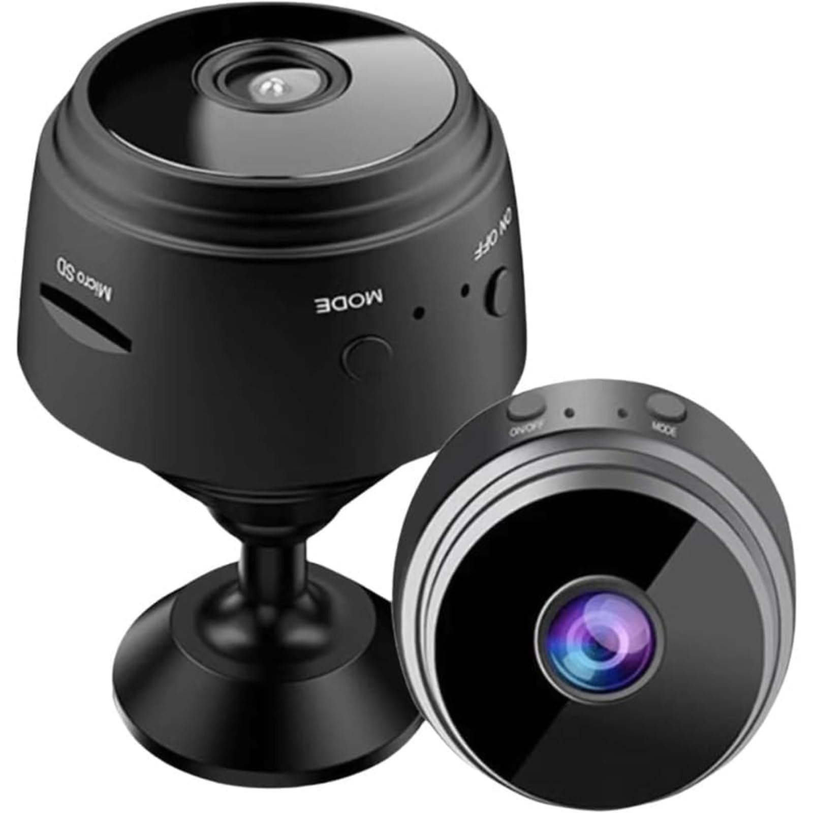 Festberg VivoCam WiFi Mini Kamera 720P HD, Drahtloser Video Rekorder Für Wohnmobil, LKW Und Anhänger (Schwarz)