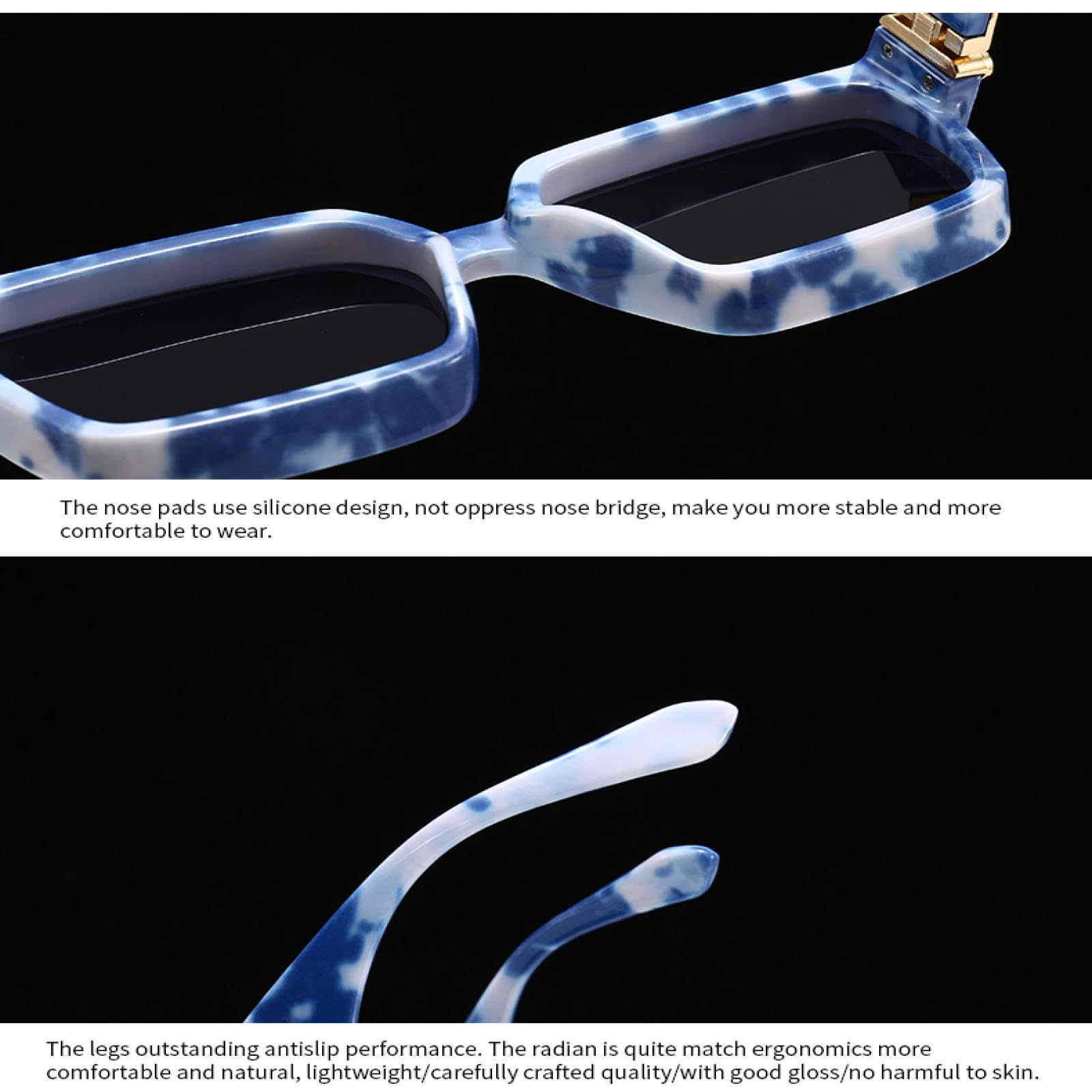 Popularne okulary przeciwsłoneczne dla mężczyzn, Street Popular Model Square Small Frame Sunglasses dla kobiet