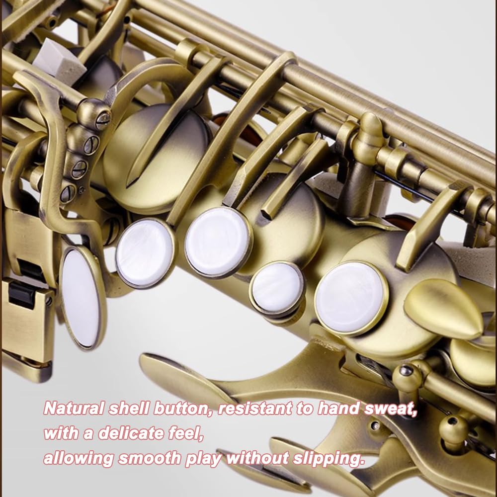 Saksofon altowy, instrument dęty blaszany odpowiedni dla profesjonalnych graczy, w tonacji E-flat,E