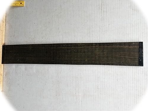New GABOON EBONY GUITARLUTHIERBASS FINGERBOARD Wood Blank 28 34 x 4" EX2506Z for DIY Arts Craft Project Sign by PrM