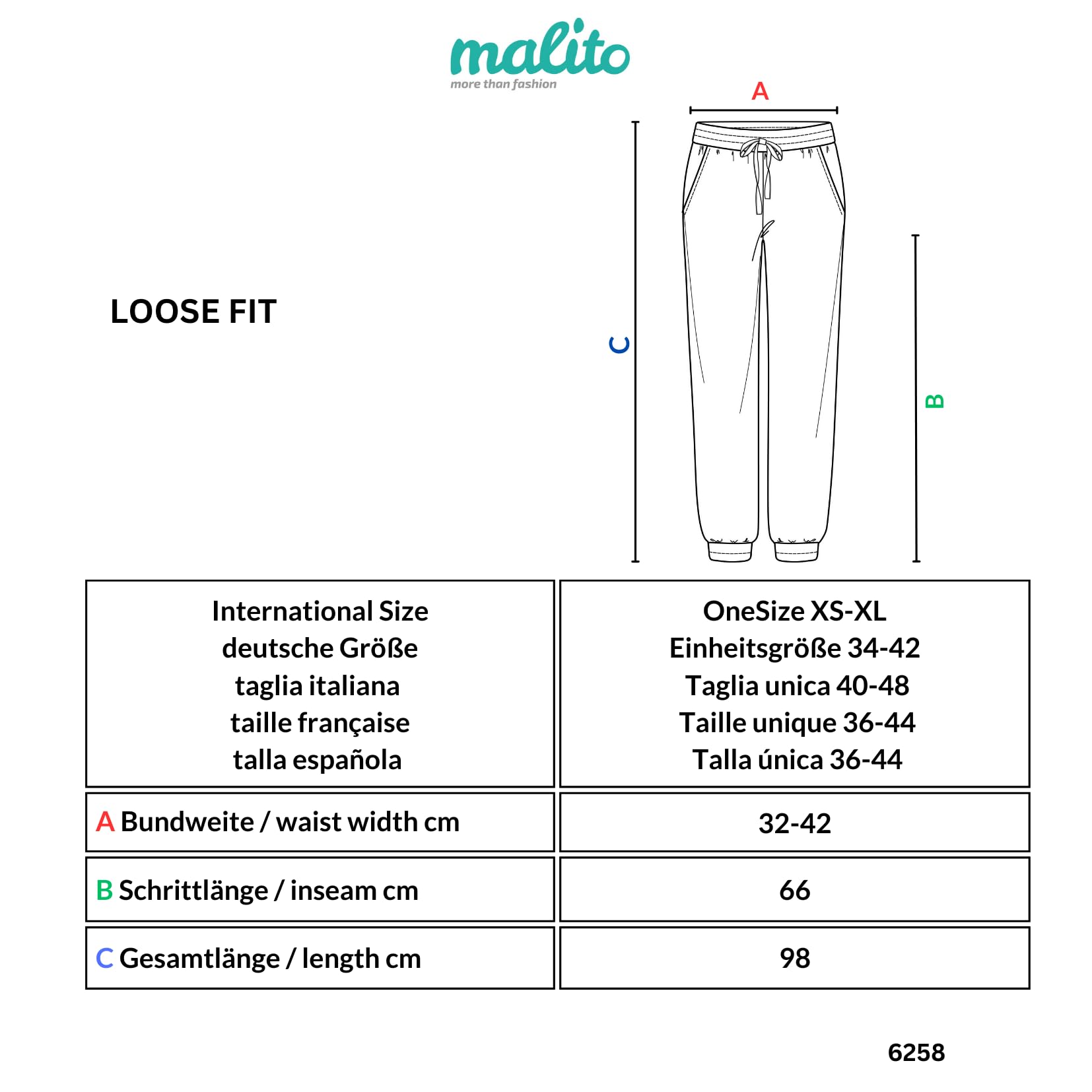 malito more than fashion 6258 - Nieformalne spodnie Kobiety