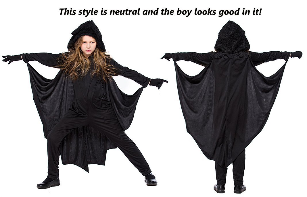 COOLJOY Kids Unisex Vampire Bat Costume, Jumpsuit Halloween Cosplay Costume Set em promoção! Veja a oferta e mais achadinhos de Pijamas & Fantasias Infantis 3 Hoje é o melhor dia para comprar COOLJOY Kids Unisex Vampire Bat Costume, Jumpsuit Halloween Cosplay Costume Set com aquele preço maroto! Promoção! Aproveite a oferta! 3