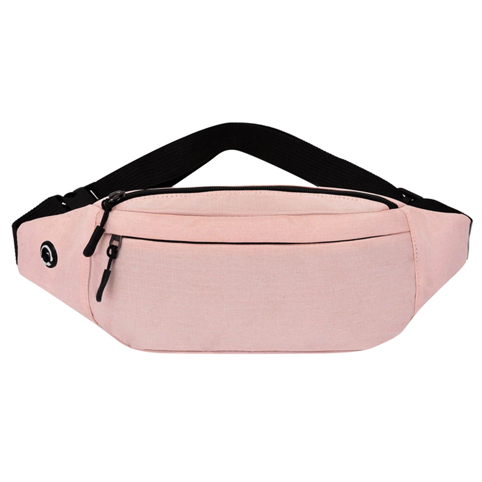 Pink Bum bag, Bumbags for Men: Portable Bum Bags Travel Hiking Waist Packs Outdoor Money Belt Stylish Mens Bumbag Lightweight Fanny Pack PK1 One Size