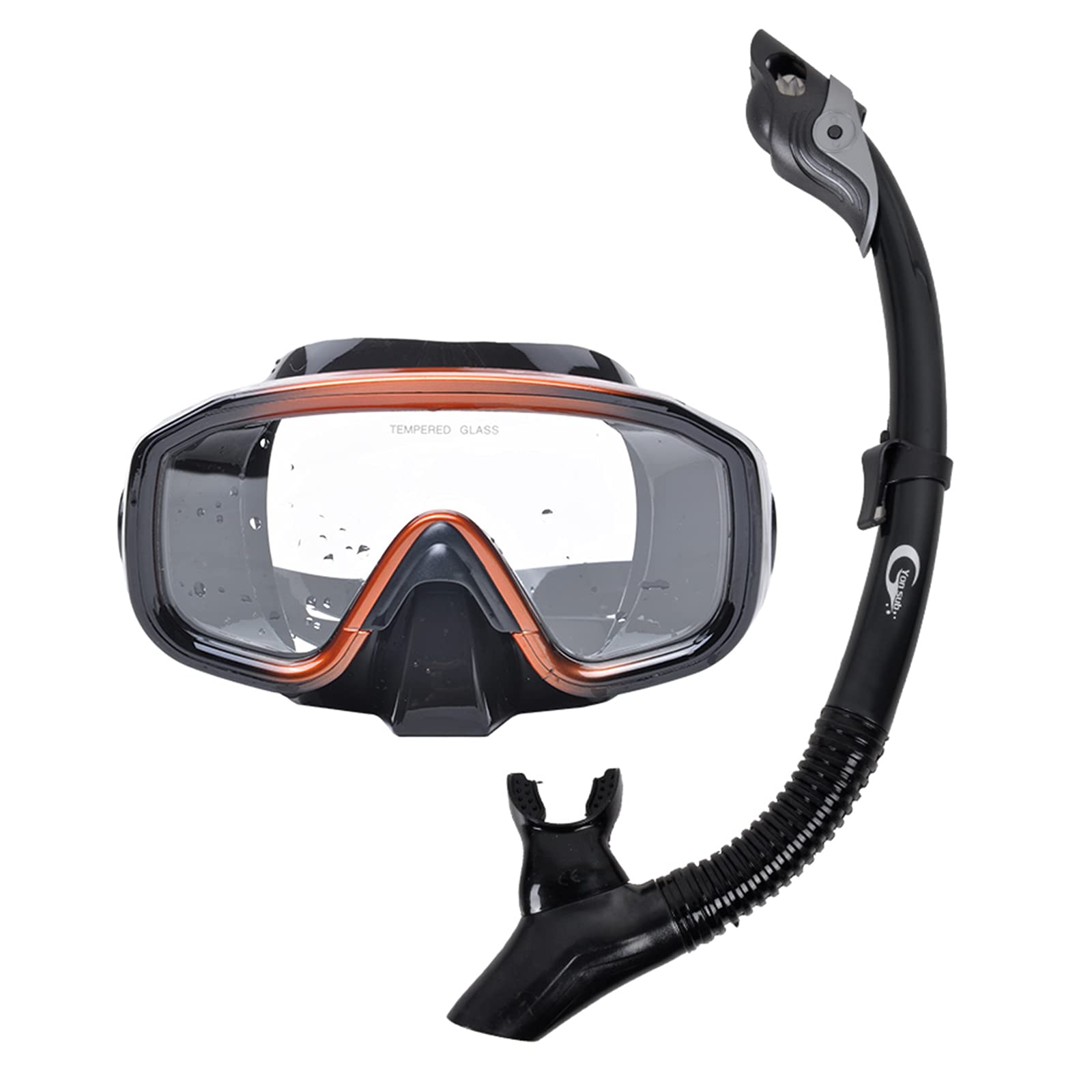 Tuba et masque de plongée anti-buée pour équipement de chasse sous-marine