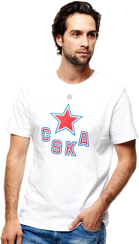 Atributika & Club HC CSKA Moscow KHL Russian Hockey Club T-Shirt Jersey, dark blue