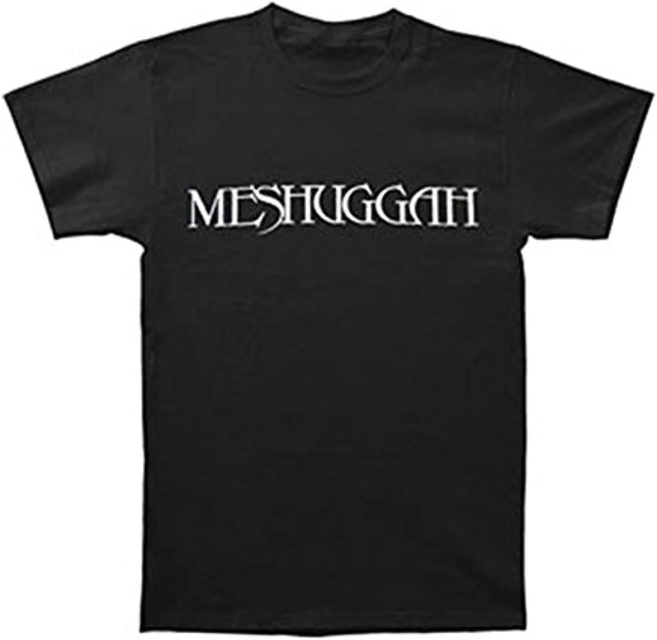 OLDYILI Meshuggah Men39;s Distressed Logo T-Shirt Black