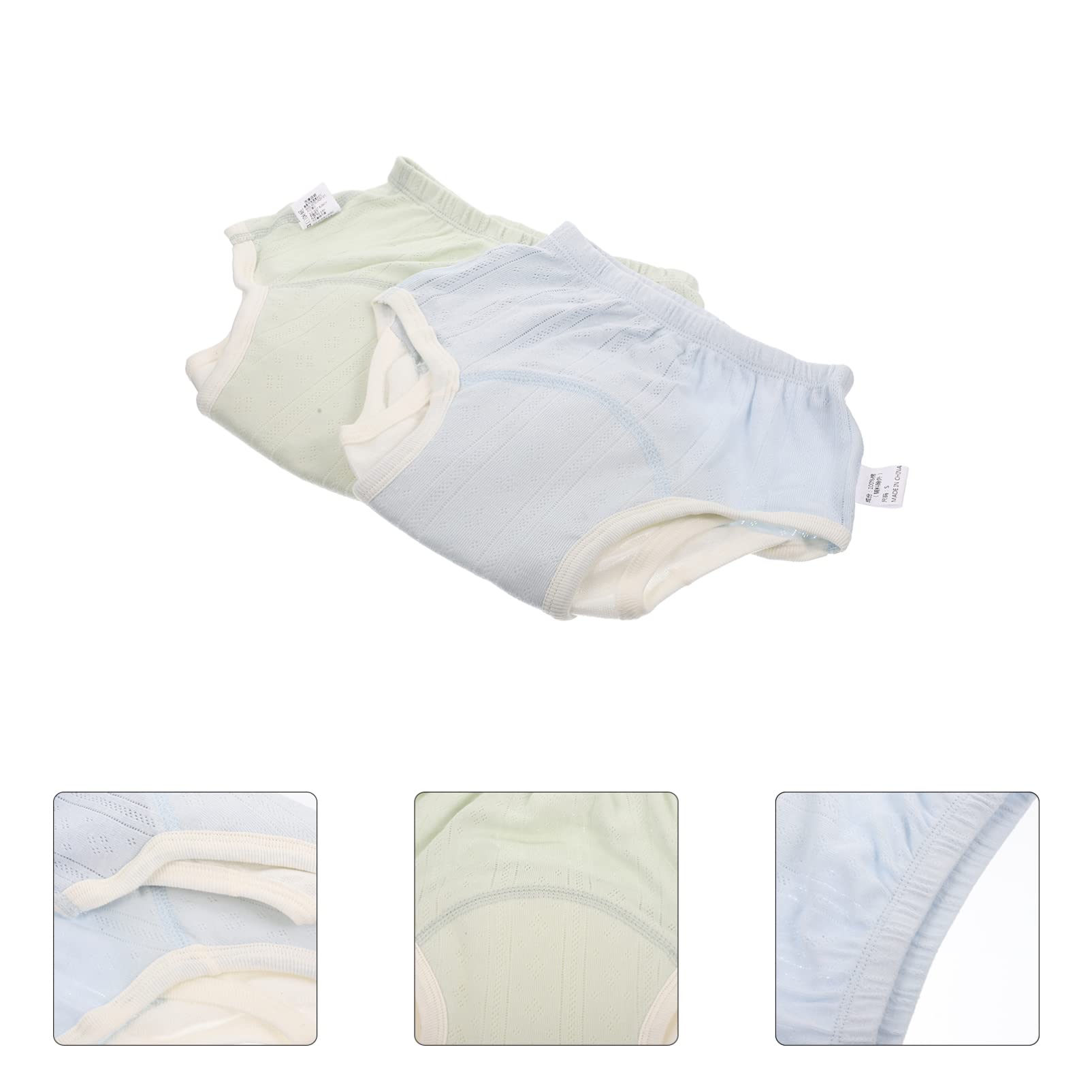TOYANDONA 6piezas Pantalones De Entrenamiento De Algodón Para Bebés Ropa Interior y Lavable Para Niño Niña y Niñas Elástico Para Aprendizaje Del Baño Suaves
