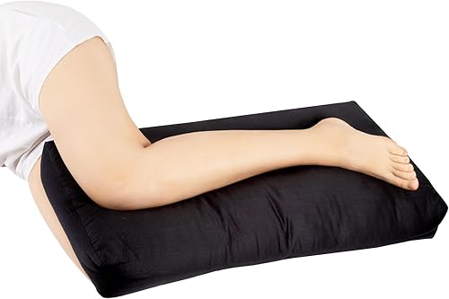 Almohada de rodilla para personas que duermen de lado, almohada entre las piernas y debajo de la rodilla para quienes duermen de espalda, almohada