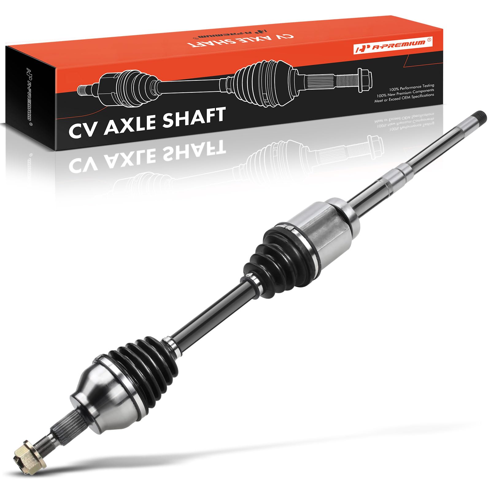 A-Premium CV Axle Shaft Assembly Compatible with Ford Escape 2013-2019 & Lincoln MKZ 2013, 1.5L 1.6L 2.0L 2.5L, AWD, Front Right Passenger Side, Replace# CV6Z3B436C, CV6Z3B436E