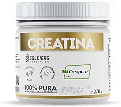 Creatina Creapure 270g - 100% Importada - Soldiers Nutrition