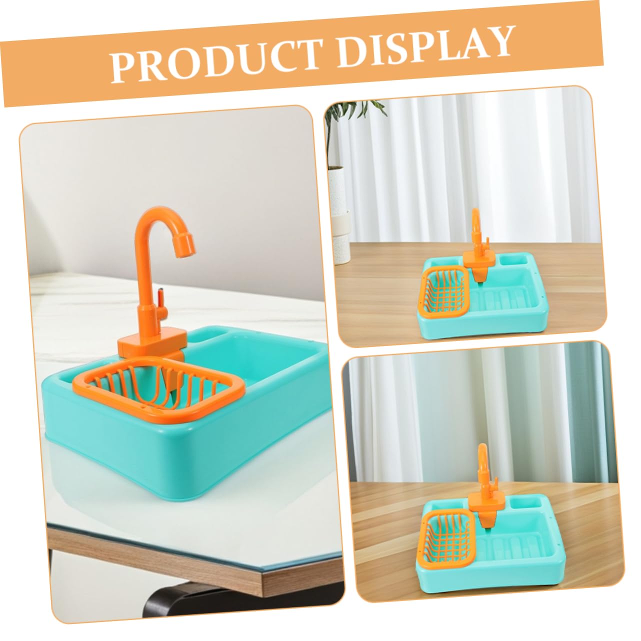 Toyvian 2piezas Bañera para Pájaros Contenedor para Periquitos y Aves Juguete De Cocina con Circulación Automática De Agua Accesorios Cuidado De