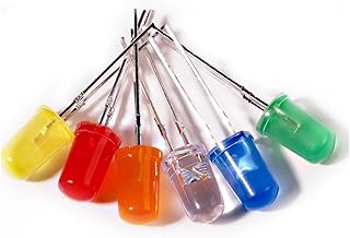 5mm LED Diodes Assortment Kit Light Emitting Diodes Flashing F5 White Green Red Blue Yellow Orange 120pcs