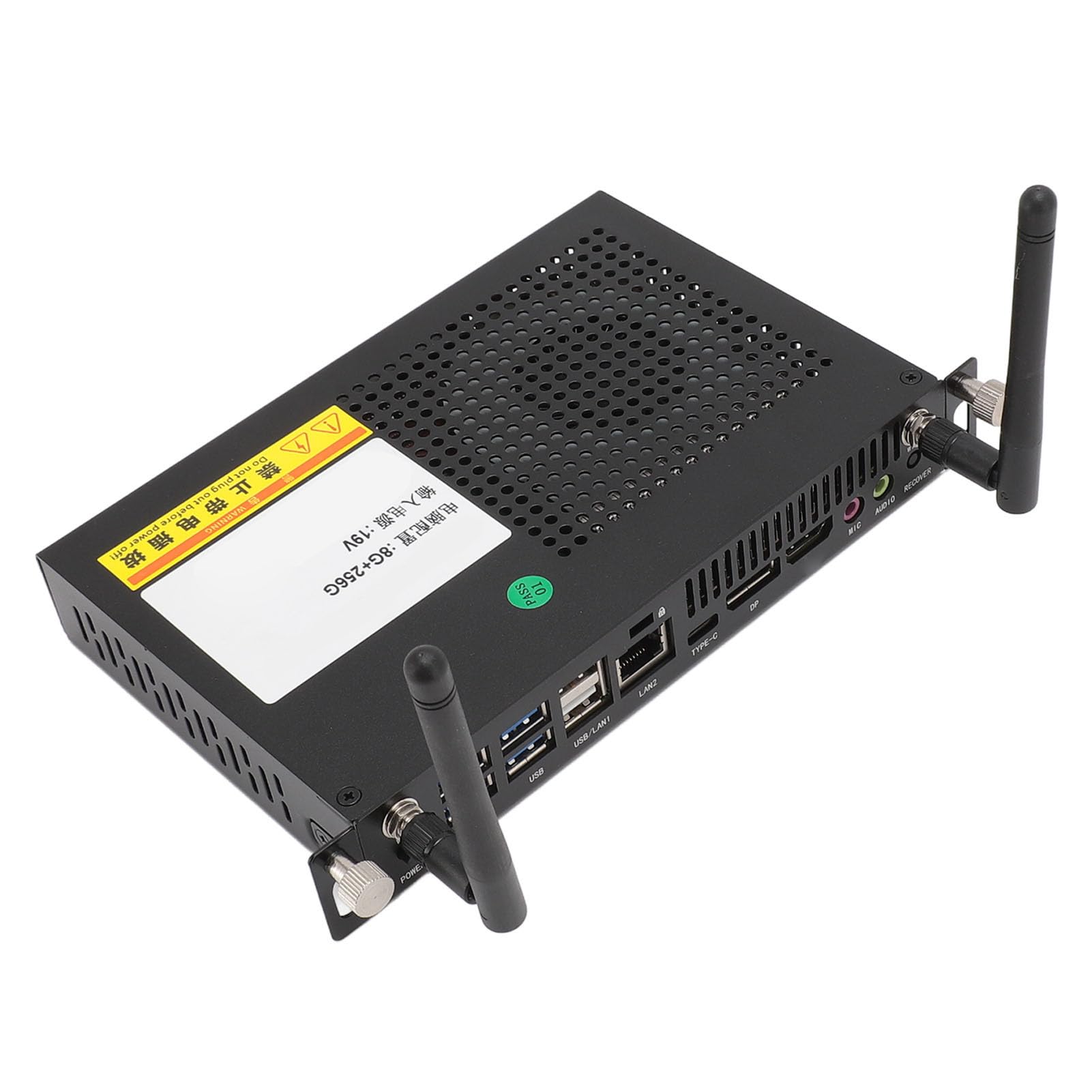 Piccolo PC, DDR4 da 8 GB, 256 GB SSD Mini PC Desktop Computer, Processore Mobile di 12a e 13a Generazione Computer OPS Controllo Industriale Integrato Piccolo Computer (CPU per