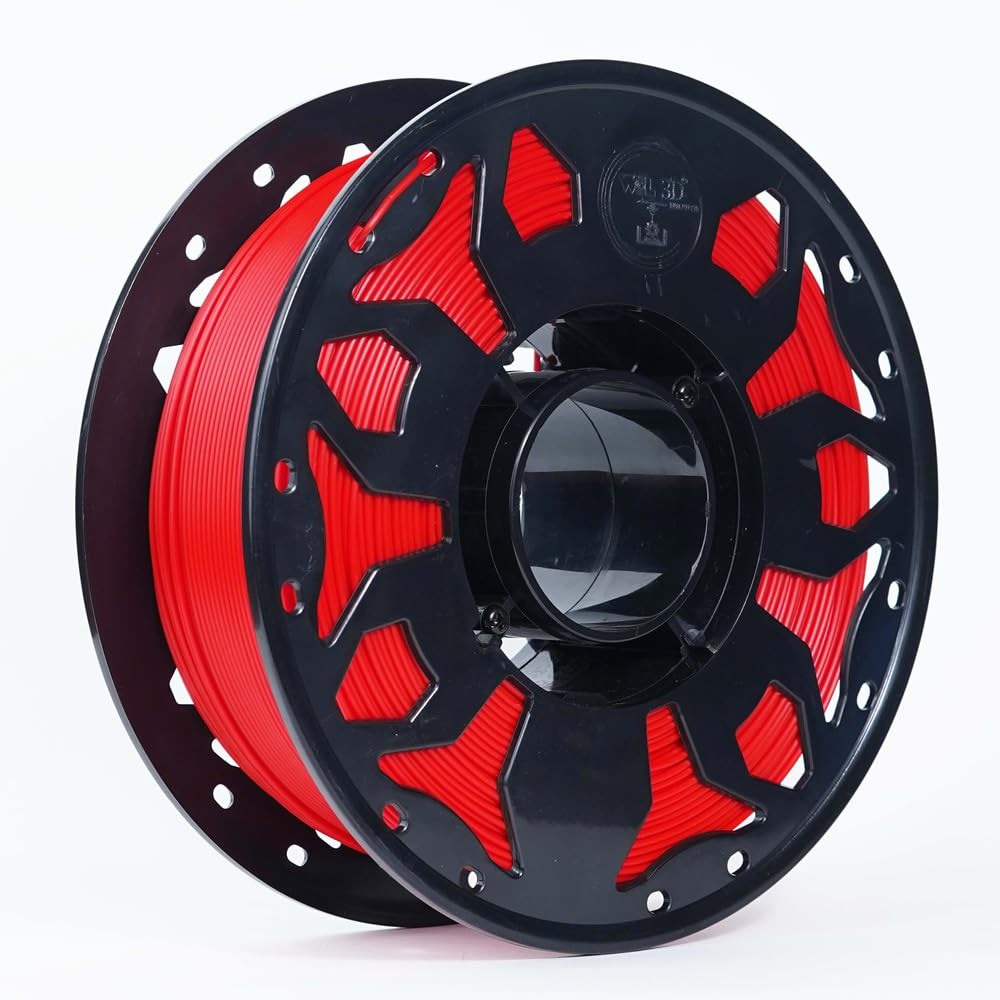 WOL3D 1kg 2025 PLA PRO+ 3D Printing Filament – Improved Formula for Enhanced Strength (Candy Red), Eco-Friendly, Compatible with Most FDM 3D Printers, Made in India.
