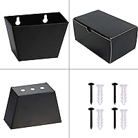 Vista 4 de Colector de tapa de botella oxidado negruzco montado en la pared para exteriores con agujeros de drenaje