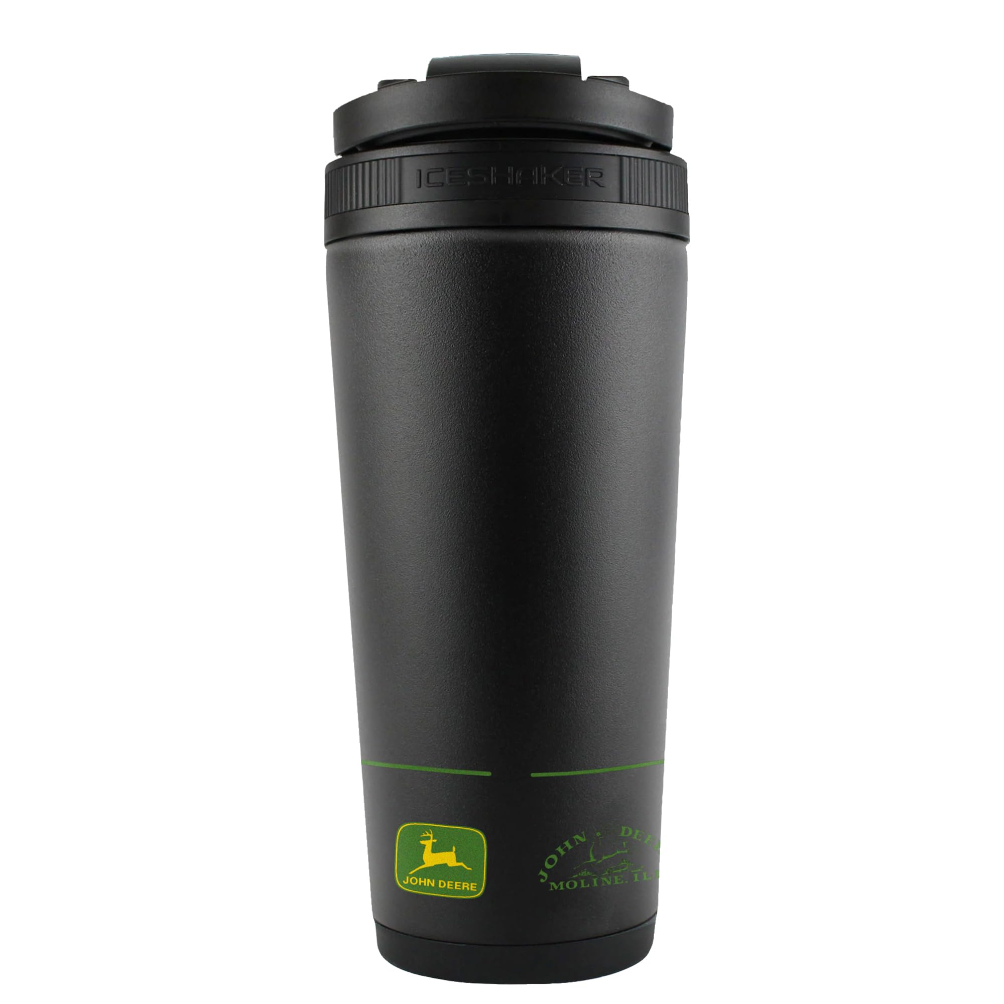 WinCraft Shaker à glace en acier inoxydable 4D avec logo John Deere Vintage 760 ml