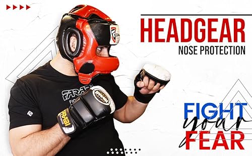 image for Farabi Sports Boxing Headgear Protective Gear MMA Headgear Kickboxing 