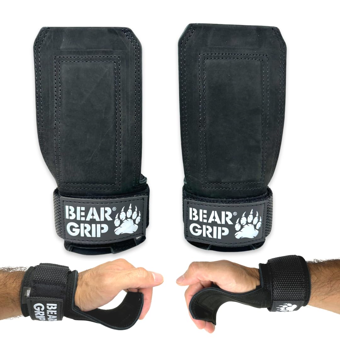 BEAR GRIP - Multi Grip Straps, Heavy Duty Weight Lifting Straps