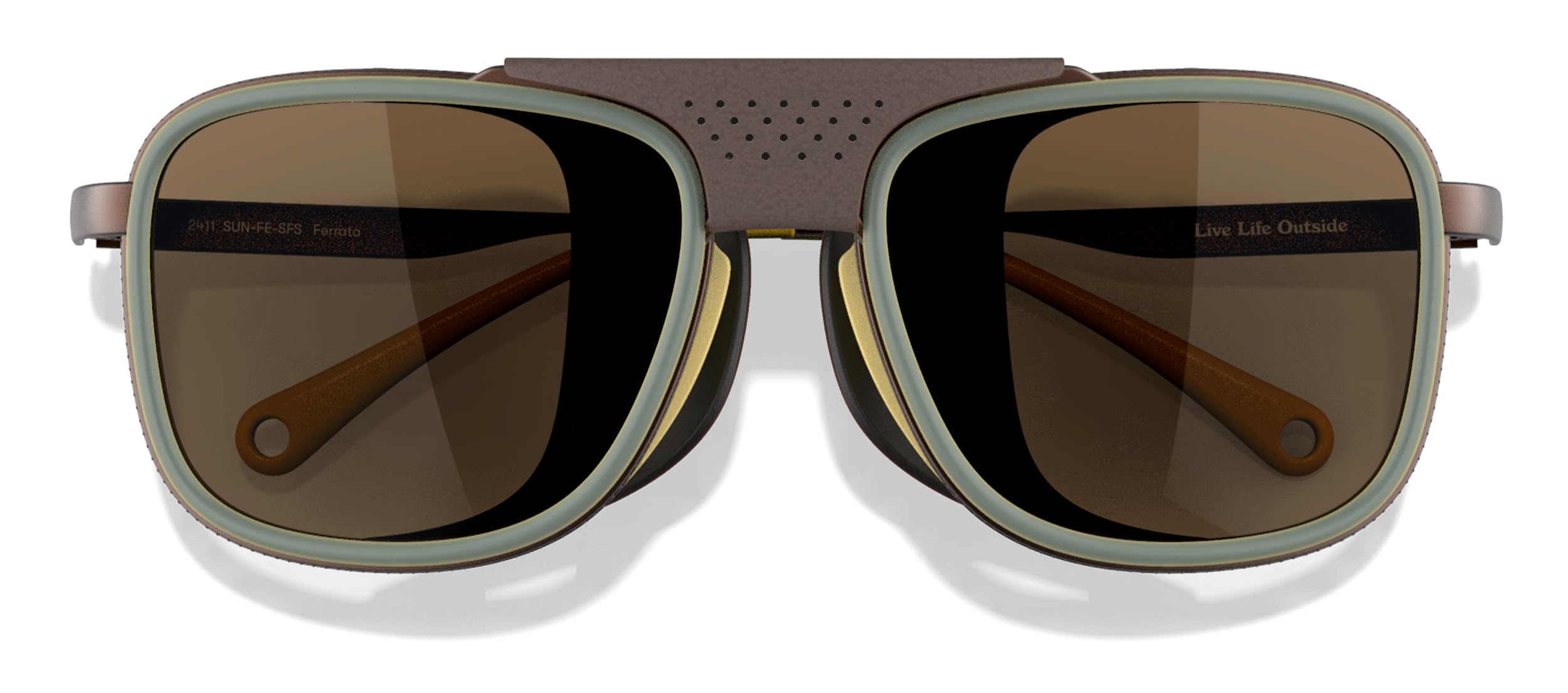 Ferrata โ Sunski (aria-label: Privacy Settings) (aria-label: Sunski Offer), Olive Citrine Amber, L