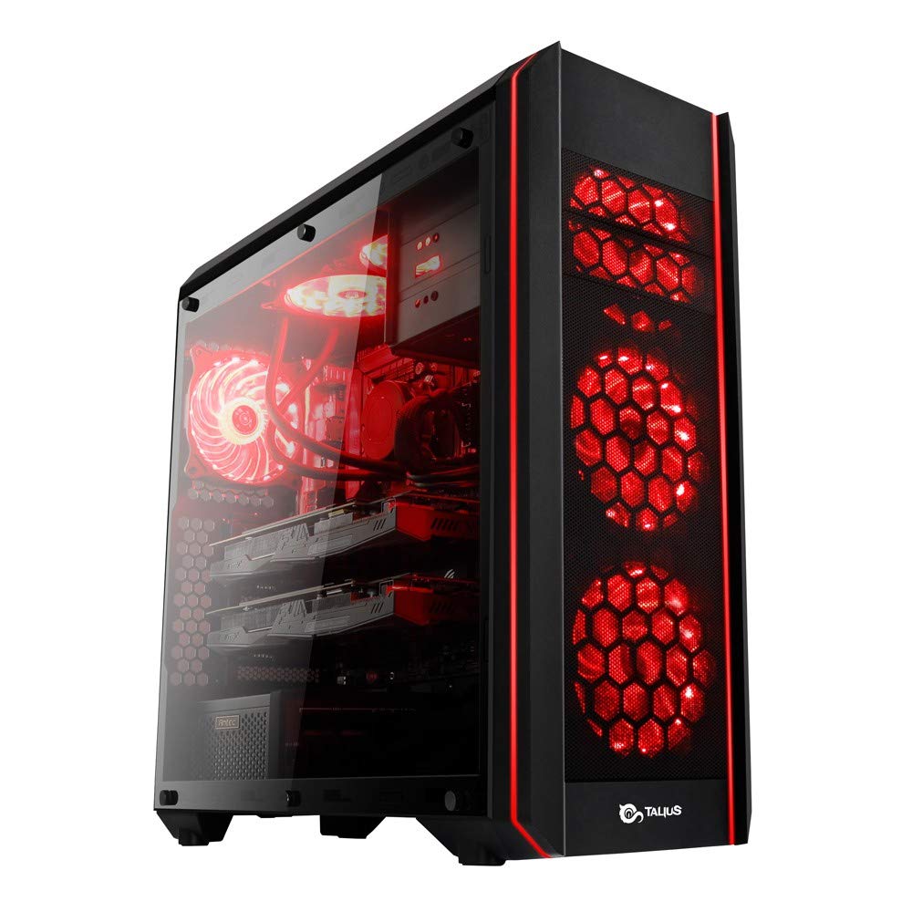 TALIUS Caja Gaming. PC de Juego de Torre ATX. Estilo Tal (Tal-Daemon)