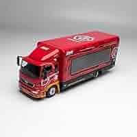 1/64 Unique Model 日野　500 レンジャー　エヴァ　赤 Amazon.co.jp: 1/64 Unique Model × Tiny HINO 日野 500 Ranger