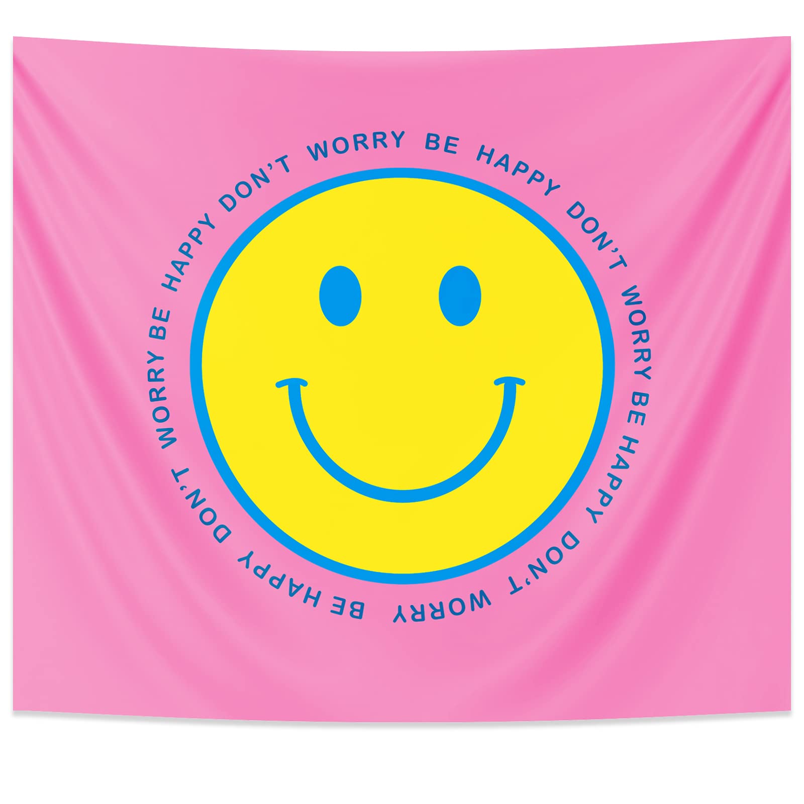 Amazon.com: Pecfamly Preppy Tapestry Room Decor Aesthetic, Pink Smiley Face  Tapestry for Bedroom, Girls College Tapestry Wall Hanging Cute Room Decor  Pink (Taffy Pink) : Home & Kitchen