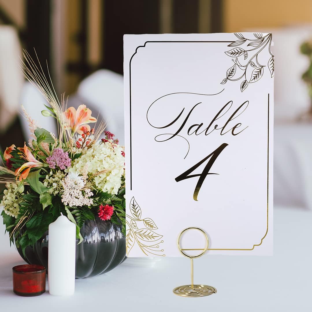 Amazon.com: 52 Pieces Set Of, Table Numbers, And Mini Table Numbers ...