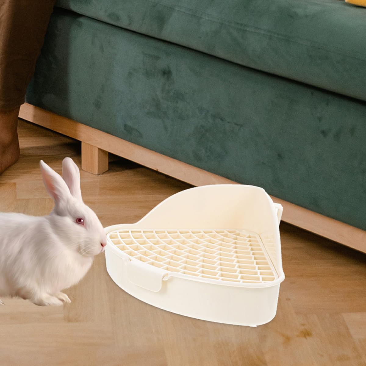 Conejo, orinal, entrenador de animal, conejitos, quina, caja de inodoro para hurón, hámster, dragón, gato, conejillo de indias, suministros para cerdos holand - AliExprs 15