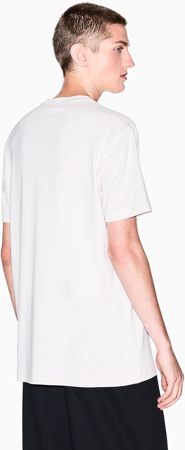 Armani Exchange Mens Flocked Multi Logo Tee - Image 5