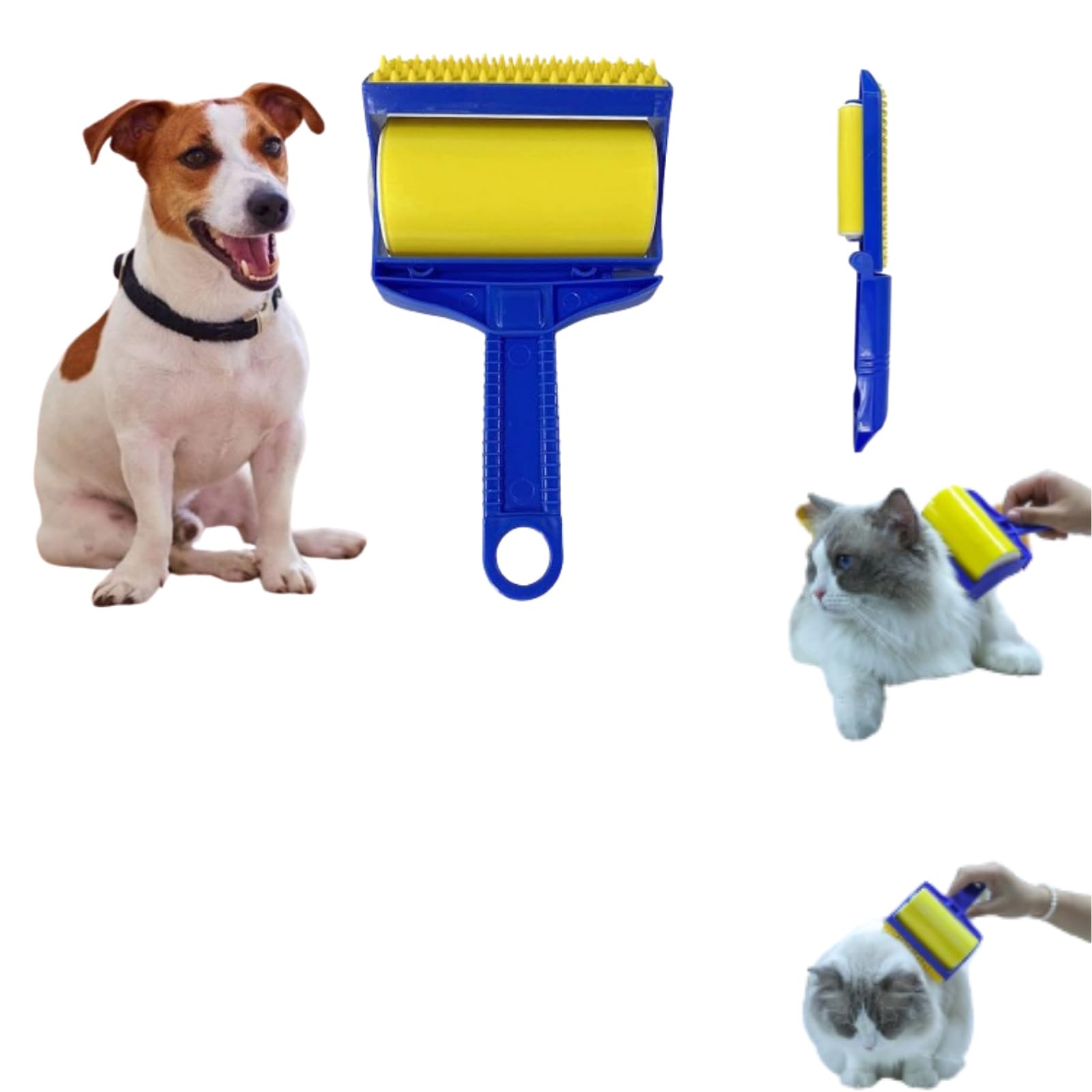 Spirado Brosse à Poils d'Animals pour Chat et Animaux de Compagnie - Ramasse Poils