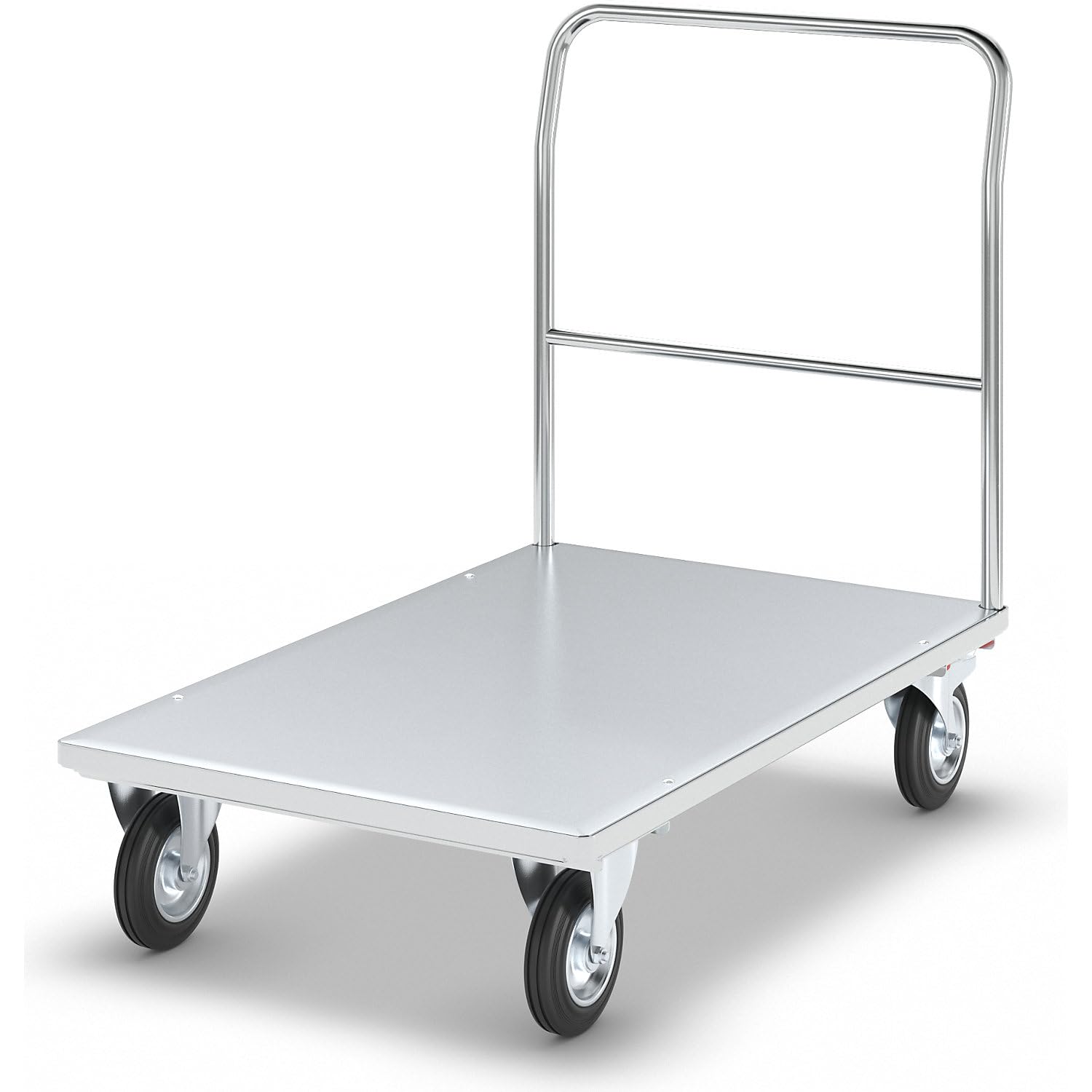 eurokraft pro | Plattformwagen | Verzinkt, ESD-Ausführung, Ladeflächen-LxB 1250 x 800 mm