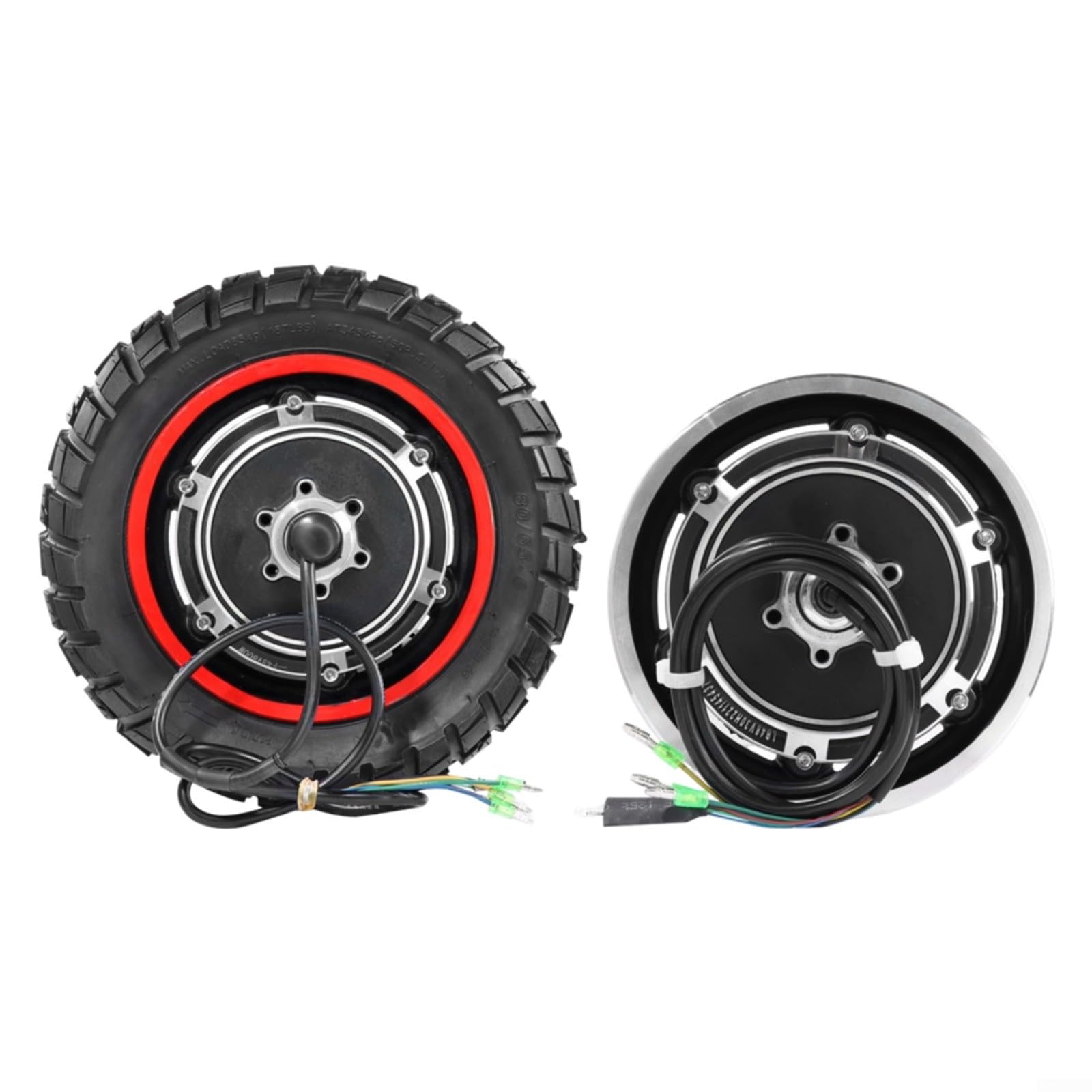 Roue arrière de moteur 500 W 48 V, pour trottinette électrique KUGOO M4 M4 Pro, moyeu d'entraînement de 25,4 cm, en alliage d'aluminium, remplacement pour adulte (ensemble complet)