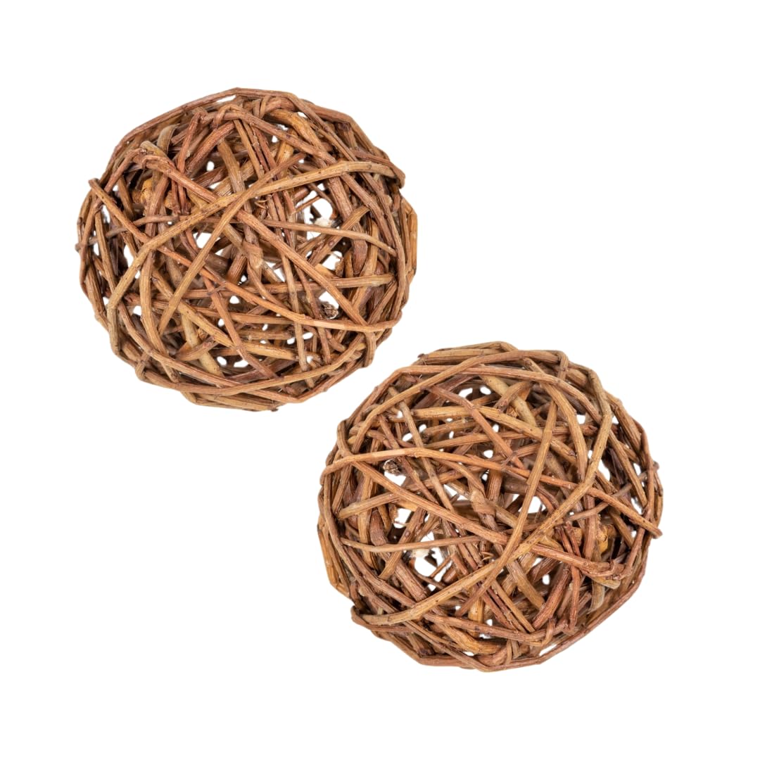 My Eden chew Toys for Rabbit pet, Set of Two Balls-image-24