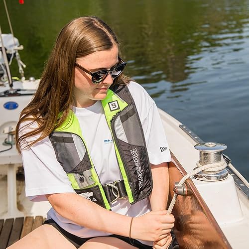 Miniatura 21 de BLUESTORM Stratus 35 Chaleco salvavidas inflable PFD para adultos Guardacostas de Estados Unidos (USCG) aprobado por la Guardia Costera