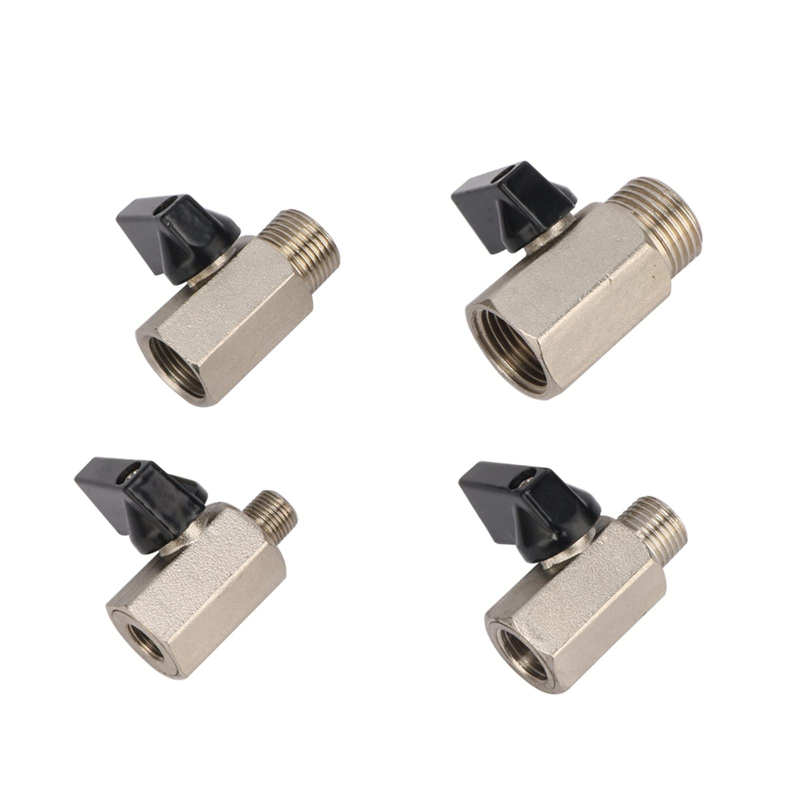 Vanne de compresseur d'air en laiton filetage 3/8 pouce mâle femelle BSP gaz