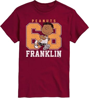 Peanuts - Franklin Athlete - Mens Short Sleeve Graphic T-Shirt