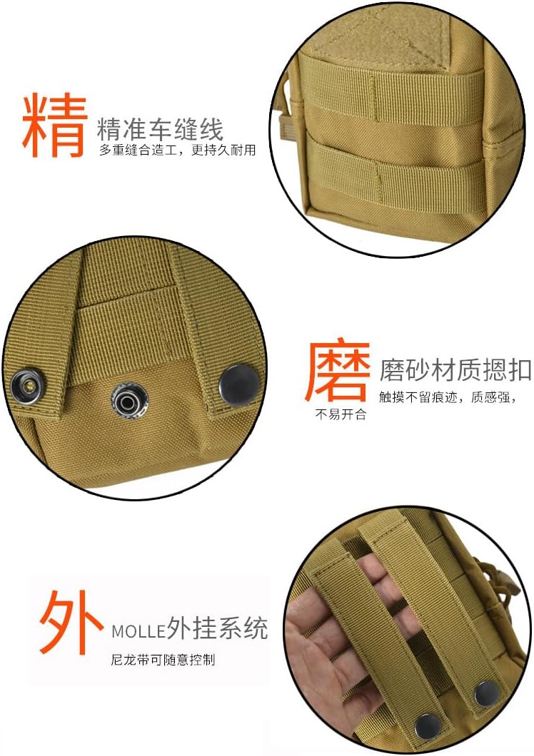 Cassette Players Tape Recorders Holster Belt Carrying Case -Brown