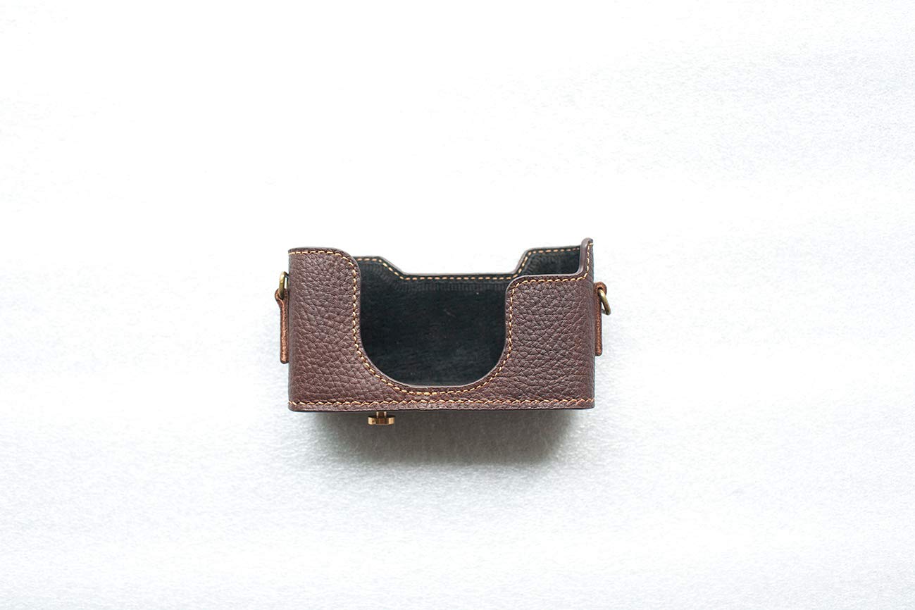 Amazon | Funper Contax TVS 専用 ブルタイプ 本革 ボディケース