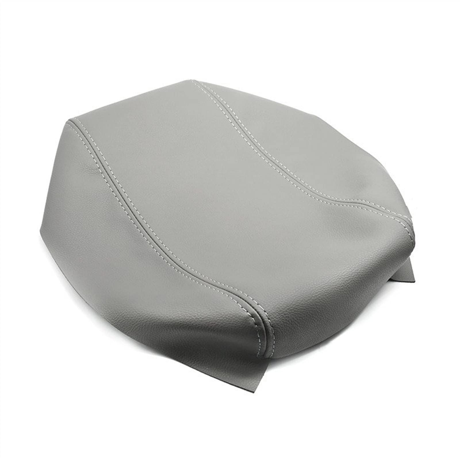 Zapora Center Armrest Titanium Soft Leather Armrest Cover For Toyota For Prius 2004-2008 Car Center Control Door Armrest Cover Sticker Trim Suvs(Center Armrest Titanium)