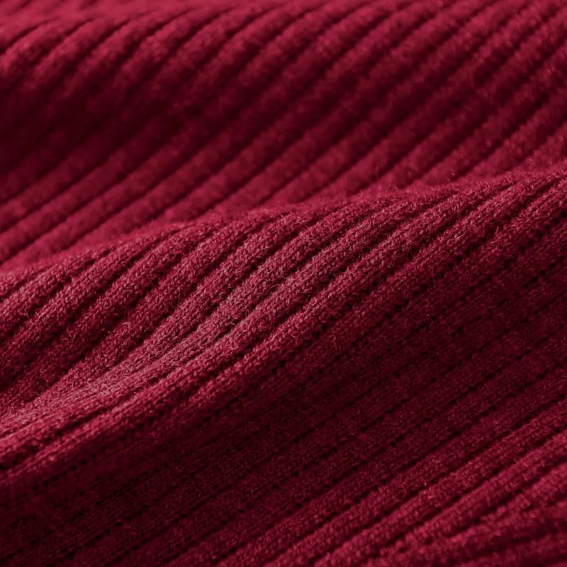 Men's V-Neck Knitted Vest Business Casual Style Thick Sleeveless Sweater Vest3