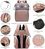 YUDOXN Mochilas de Pañales para Bebé,cuna portátil para bebés y niños,plegable,organizador de mochila para pañales de cuna multifuncional con cambiador de pañales (Gris) #2