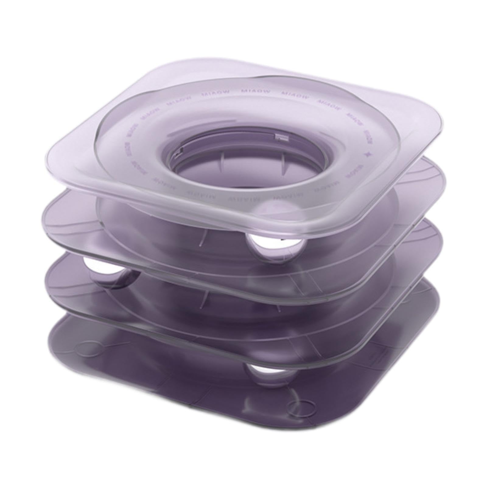 Juguetes de Pelotas para Gatos, Juguetes de Pelotas Rodantes para Gatos, Juguetes Interactivos Divertidos para Gatos, Juguetes de Juguete para Gatitos, Violeta