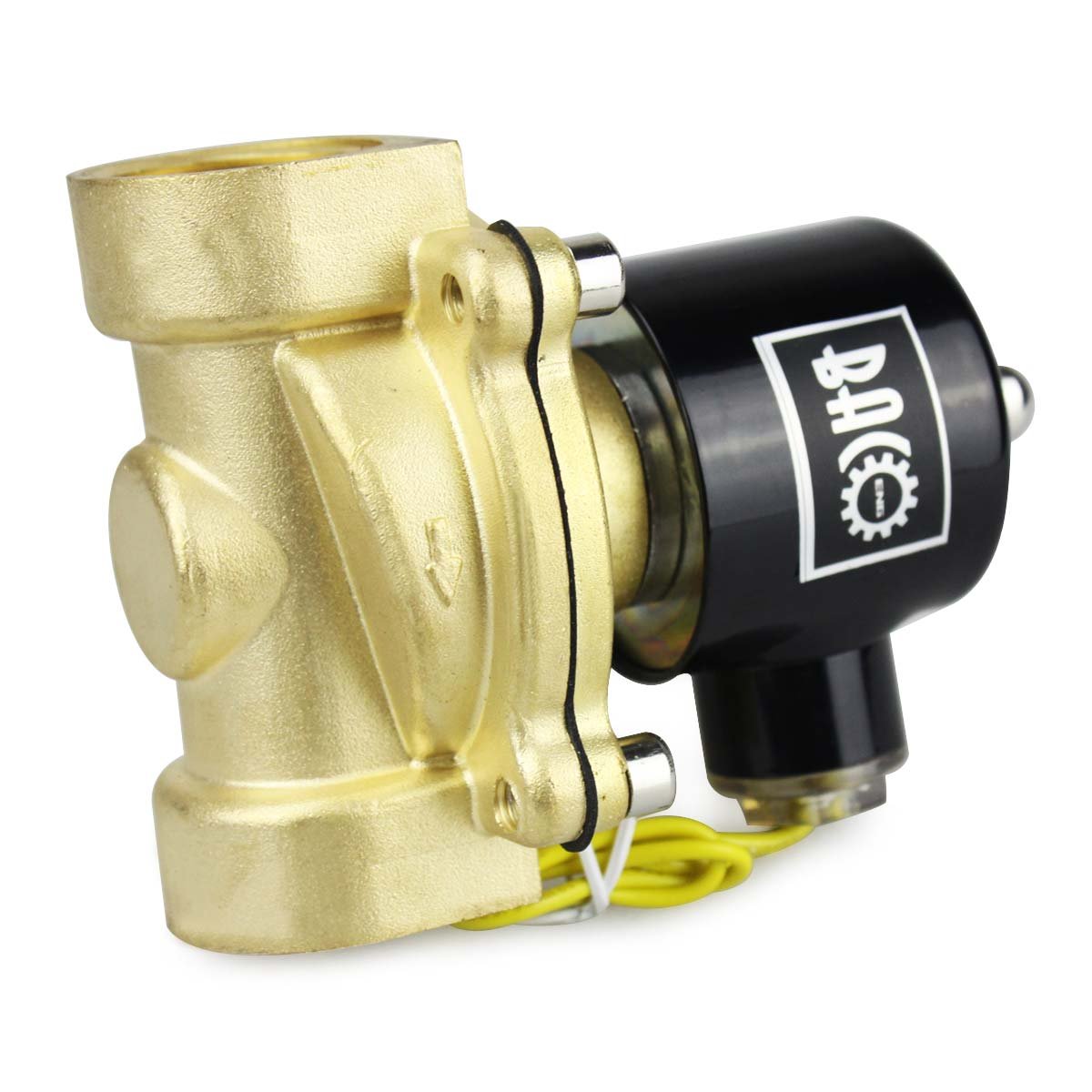 BACOENG DC 24V 1" Elettrico elettrovalvola Ottone Solenoid Valve per Acqua Aria Olio NC