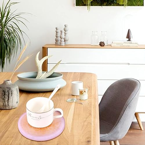 Miniatura 4 de Rolin Roly Molde de resina para bandeja redonda pequeña, moldes de silicona para platos pequeños, bandejas de epoxi, molde de fundición, molde para