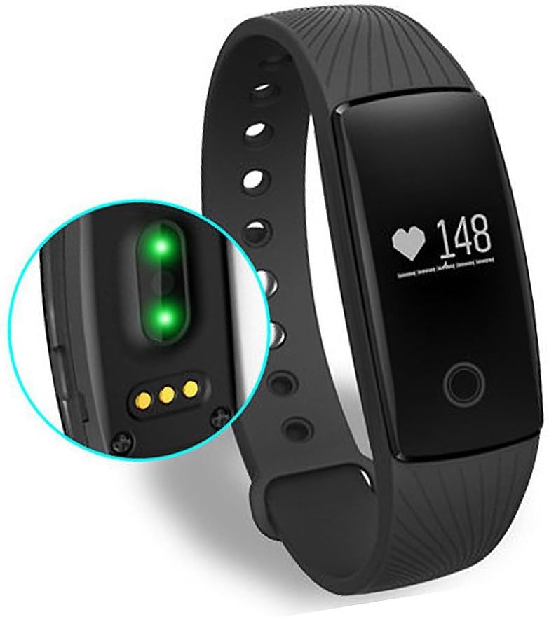 ROOCKE Heart Rate Monitor Fitness Tracker Bluetooth Smart Sport Watch Activity Tracker with Step Counter Sleep Monitoring Calories for Calorie Tracker Bracelet