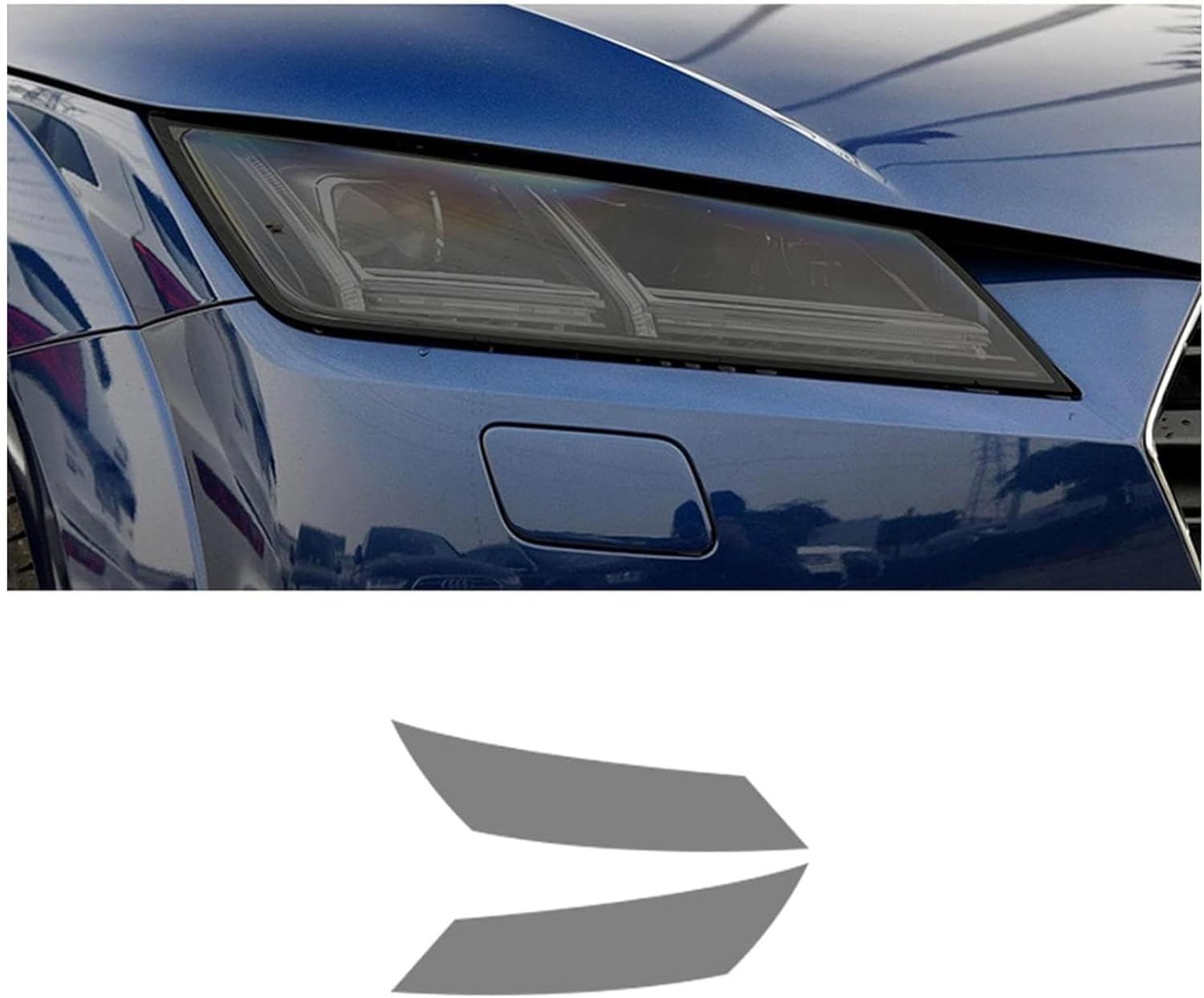 SamLng Car Front Light Film for TT 2015-2020 Car Headlight Protective Film Car Front Headlamp Protection Film car Lights Film Headlight Anti-Scratch Non-Yellowing Protective Film