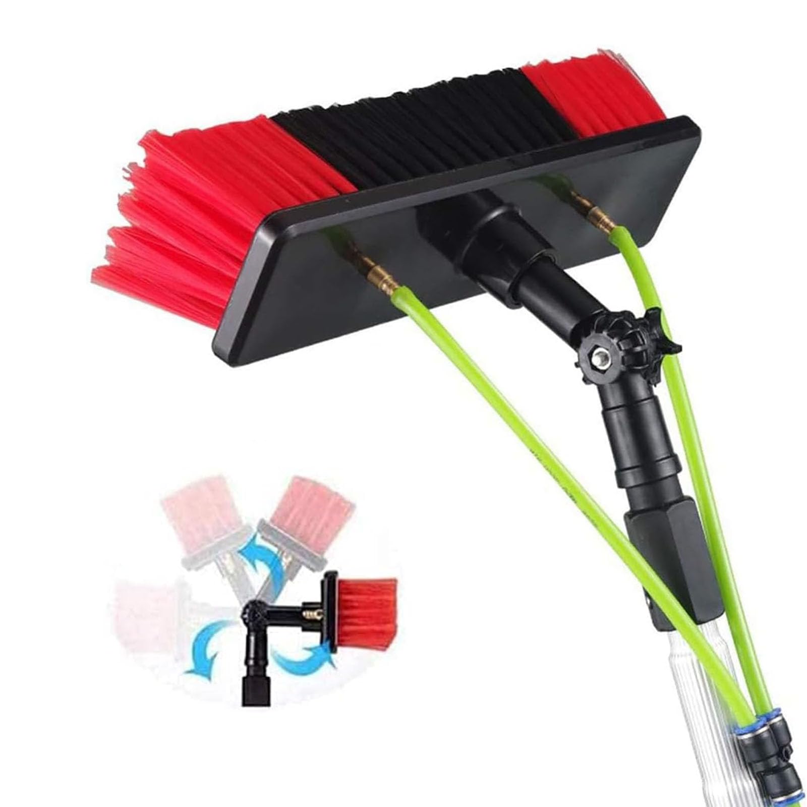 Cepillo extensible de 3m para mantenimiento impecable de ventanas altas y terrazas