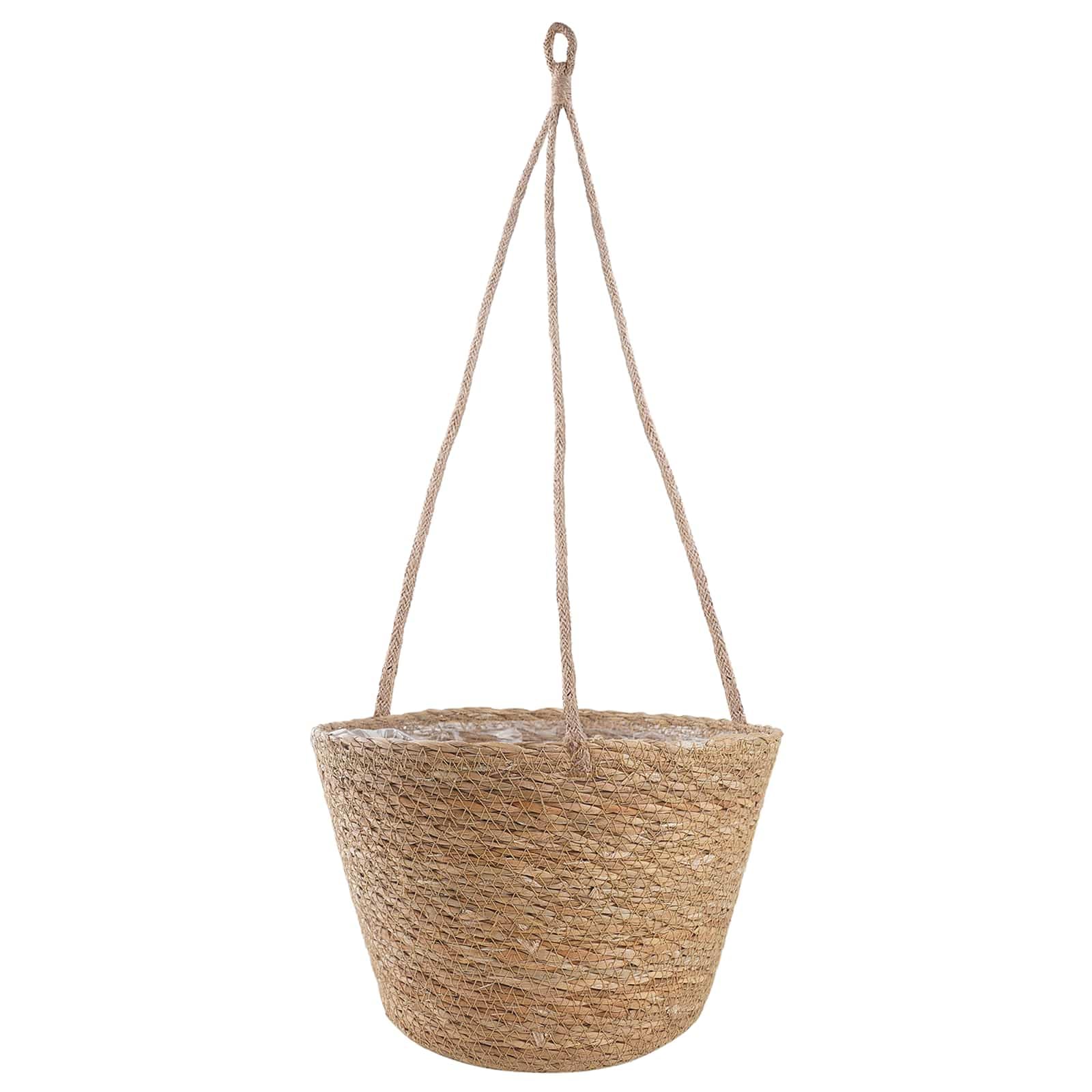Seegras Pflanzenkörbe 3 pcs Natur Ø26 x 19 cm